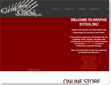 Tablet Screenshot of graphicstitch.com